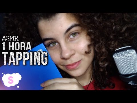 ASMR 1 HORA DE TAPPING NO CADERNINHO Pra você relaxar e dormir 😴💤