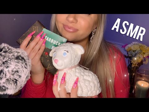 ASMR What I Got for Easter 🐣 long nail tapping and scratching