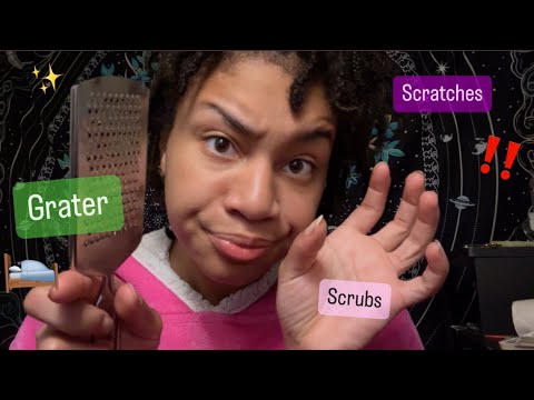 ASMR - Scratches & Scrubs (Eisha)