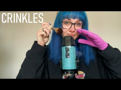 ASMR The BEST Crinkles For The BEST Tingles (Tape, Spoolie, Brushes & More)