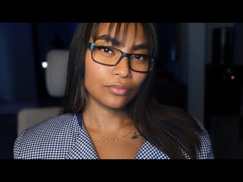 ASMR Receptionist Asks You Person Questions , Typing Keyboard Sounds