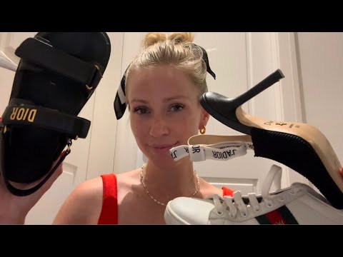 ASMR My Shoe Collection 👠Tapping, Scratching & Overexplaining 💕✨