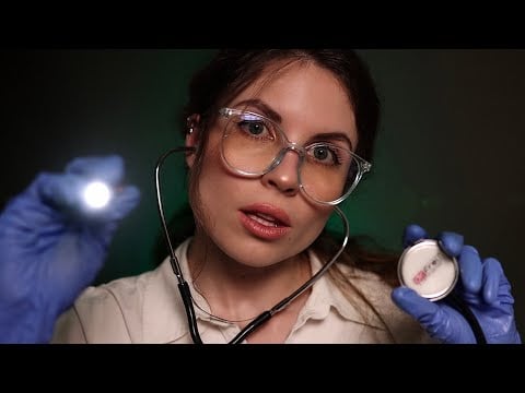 ASMR Extremely Detailed CRANIAL NERVE EXAM In The Dark | Medical Doctor Roleplay