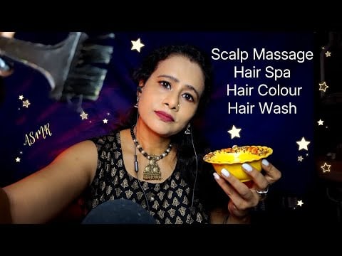 Bangla ASMR Personal Attention Hair Appointment 💖 Hair Spa, Color, Cut & Comb | Asmr Ghosal