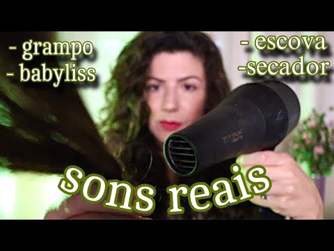 ASMR | ESCOVANDO E MODELANDO SEU CABELO