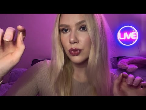 ✨LOFI ASMR Sparkly Kisses| Mouth Sounds | Hand Movements🪩