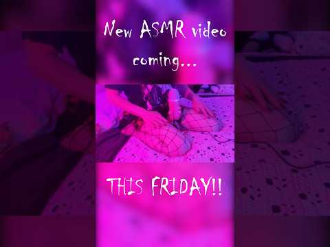 Get ready for a new ClairexoxoASMR video 🩷🖤 #asmr #asmrvideo