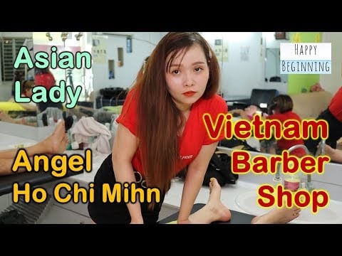 Vietnam Barber Shop Asian Lady Part 1 - Angel (Ho Chi Minh City, Vietnam)