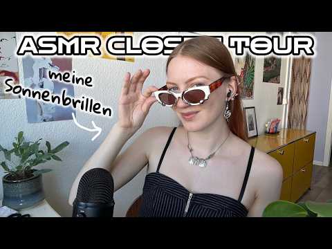 ASMR closet tour ✩ pt. 8 ✩ meine Sonnenbrillen 😎