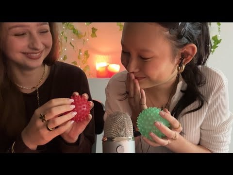 My Russian Friend tries ASMR for the First Time 