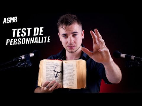 4K ASMR 1H : Test de Personnalité ( VRAIMENT )  ROLEPLAY  Frissons