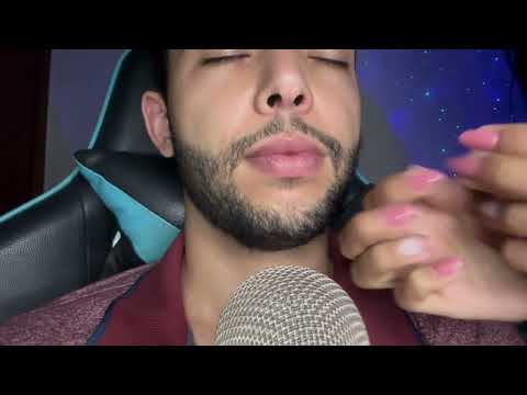 ASMR APLICADO NA BARBA DO MEU MARIDO 🧔🏻