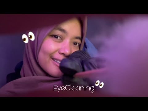 ASMR Eyecleaning without Lights 👀