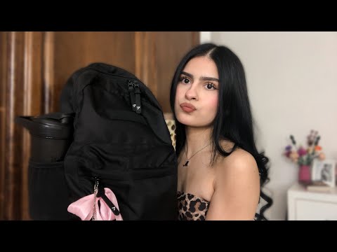 asmr | qué hay en mi mochila del gym