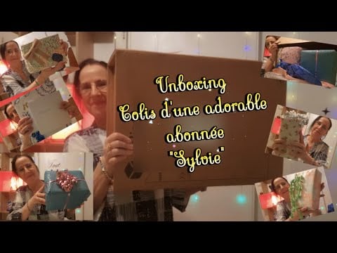 Asmr français: Unboxing 📦 Magnifique colis d'une adorable abonnée "Sylvie" Merci🙏🥰🎁