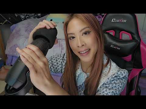 Mic Pumping & Swirling ASMR Sounds | Fast Aggressive Noises | Foam Microphone Noise Pump Swirl Sound