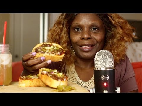 NEWYORK TEXAS TOAST PIZZA ASMR EATING SOUNDS