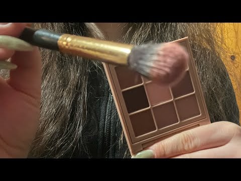 Lofi asmr🎧doing your makeup on camera lens 🎀 no talking & no tapping 