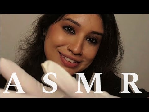ASMR | Touching Your Face | Mouth Sounds, Glove Sounds | THE VJ ASMR