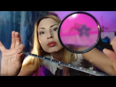 Softly Whispered Measurements: A Face and Hair ASMR Experience 💤