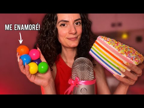 ASMR con NUEVOS Triggers para Dormir 🍰 squishy, pelotas pegajosas, susurros etc. 