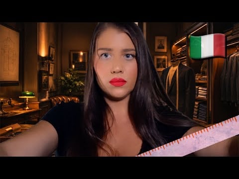 ASMR Roleplay | Measuring You (Italian Accent) 🇮🇹