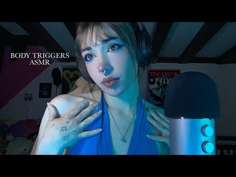 Body Triggers ASMR | Skin Scratching, Finger Fluttering, Teeth Tapping, Whispering