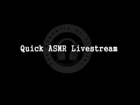 🔴ASMR binaural live stream: testing my custom head live (almost no talking?)