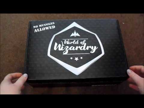 ASMR World of Wizardry Unboxing December 2017 (whispered)