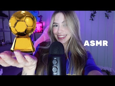 ASMR SUSSURRANDO O NOME DOS VENCEDORES DA BOLA DE OURO DOS ÚLTIMOS ANOS