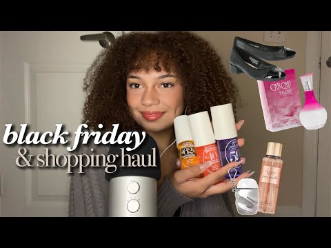 ASMR black friday & shopping haul