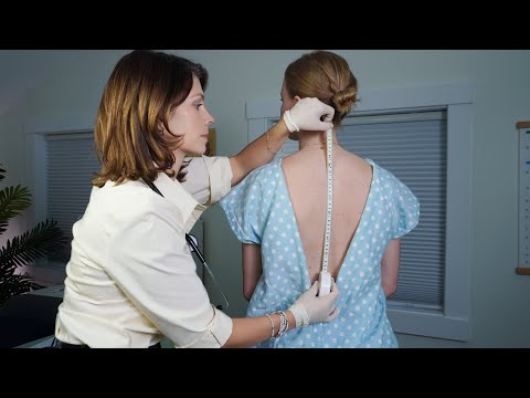 ASMR Relaxing Session Annual Physical Medical Exam | Stress Relief Nursing Assessment, Soft Spoken