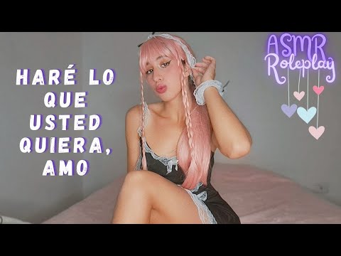 ASMR Roleplay - Tu MAID quiere COMPLACERTE 💋🔥