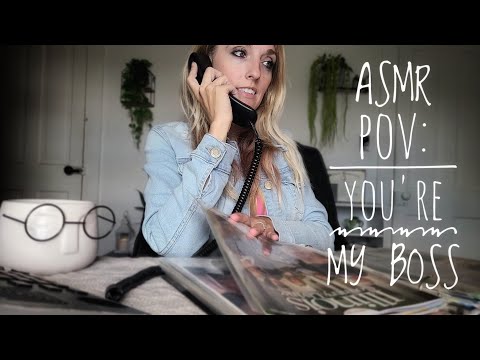 ASMR | I Work For You | Paper Organization | Crinkles | Soft Spoken