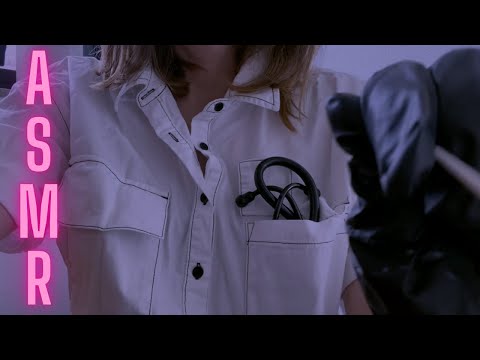 Tilbage på Søvnklinikken 🩺 (ASMR ) Grundig undersøgelse af dine øre og øjne (layered sounds)