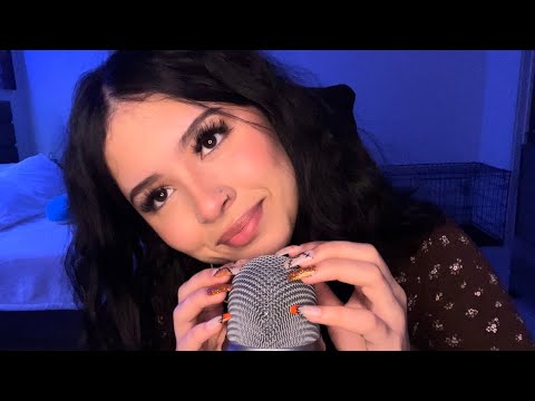 ASMR | counting you to sleep 🌙 mic scratching + soft tapping & semi inaudible 💤