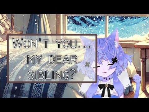 ASMR RP: Your Sister Pops Into Your Bed Because She's Insomniac