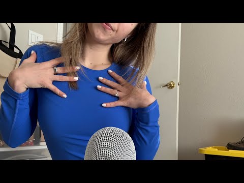ASMR| Popular Body Triggers! Fabric Scratching+ Collarbone Tapping