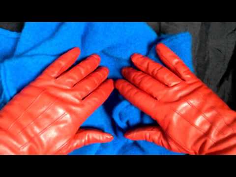 Leather GLOVES✋Hand Movements👐 Dutch📚 reading and LIFE Moonlight Sonata🌙 [[ASMR]]