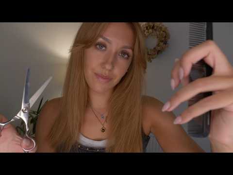 ASMR Haircut RP w/ lots of conversation