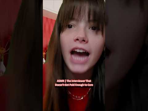 ASMR | The Interviewer That Doesn’t Get Paid Enough to Care ─♡─ #asmr #asmrroleplay #comedyasmr