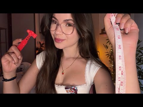 ASMR | Exame Ortopédico No Corpo Inteiro 🩺📏 [Teste de amplitude]