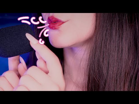 ASMR Mic Blowing & Intense Touching (No Talking) for Relaxing Tingles