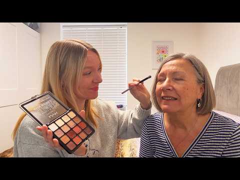 ASMR Doing My Mums Makeup (Whispered, Personal Attention)