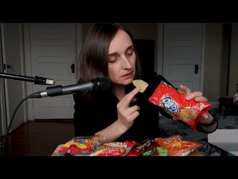 ASMR Snack Time! Trying Colombian Snacks! Soft Spoken - Crunchy Sounds