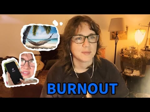 I am stressed and burnt out but working on it🌈 (ASMR Ramble)
