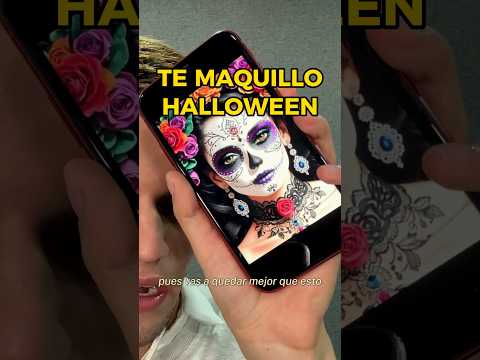 TE MAQUILLO PARA UNA FIESTA DE HALLOWEEN #asmr MAQUILLAJE #shorts #asmrvideo #viral