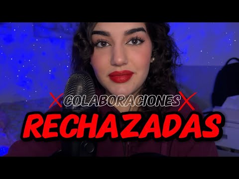 ASMR COLABORACIONES QUE HE RECHAZADO 😅 me proponen cosas muy raras