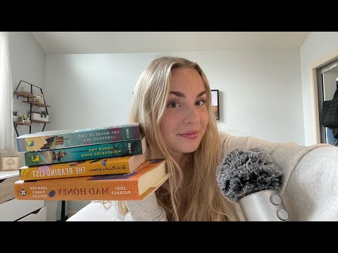 asmr book haul :))