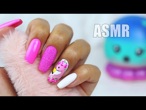 ASMR Nail Art Tutorial Design & Ideas 💅 Whisper | АСМР МАНИКЮР Фламинго 🦩 Дизайн НОГТЕЙ 2021